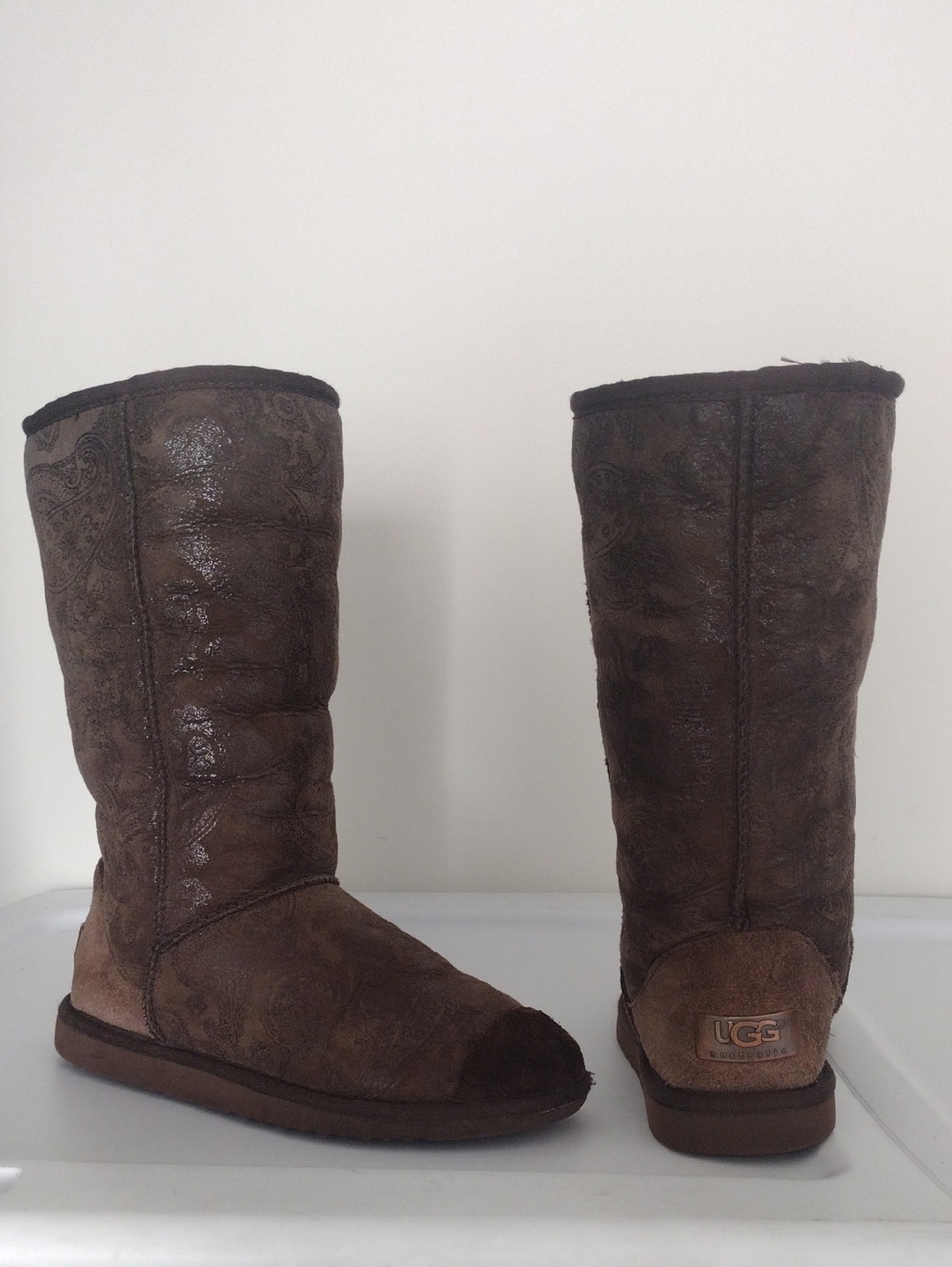 UGG Australia Women's Tall Baroque Embossed Boots